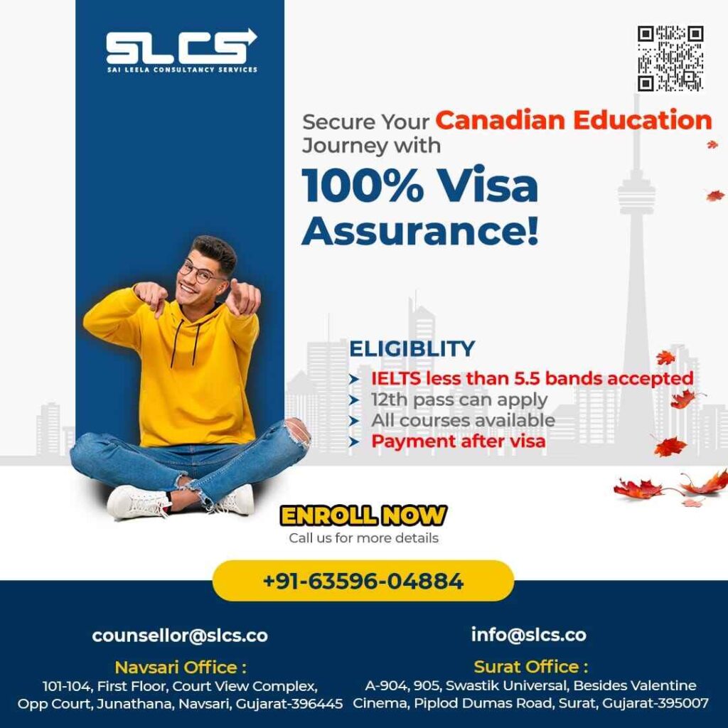Secure your Canadian education journey with 100% visa assurance!