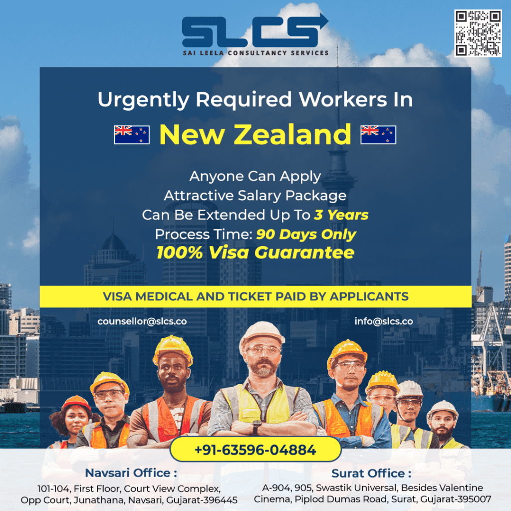 Workers Required in New Zealand.